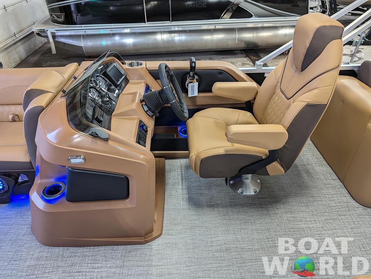 2025 Tahoe Pontoons LTZ 2385 Quad Lounge Shift Flip Tritoon & Honda 4-Stroke EFI