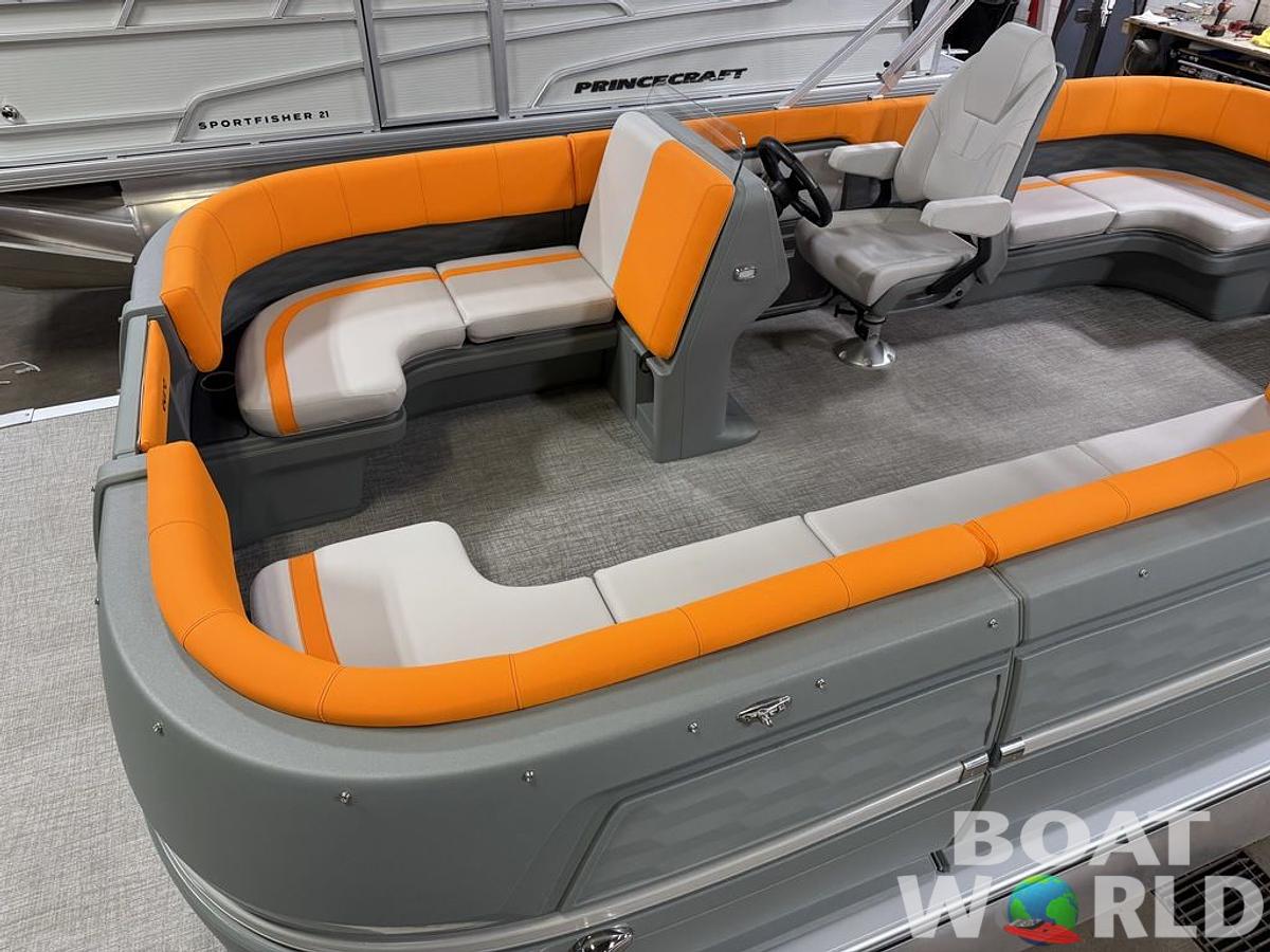 2025 Tahoe Pontoons Aura 2185 Quad Lounge & 90HP 4-Stroke EFI