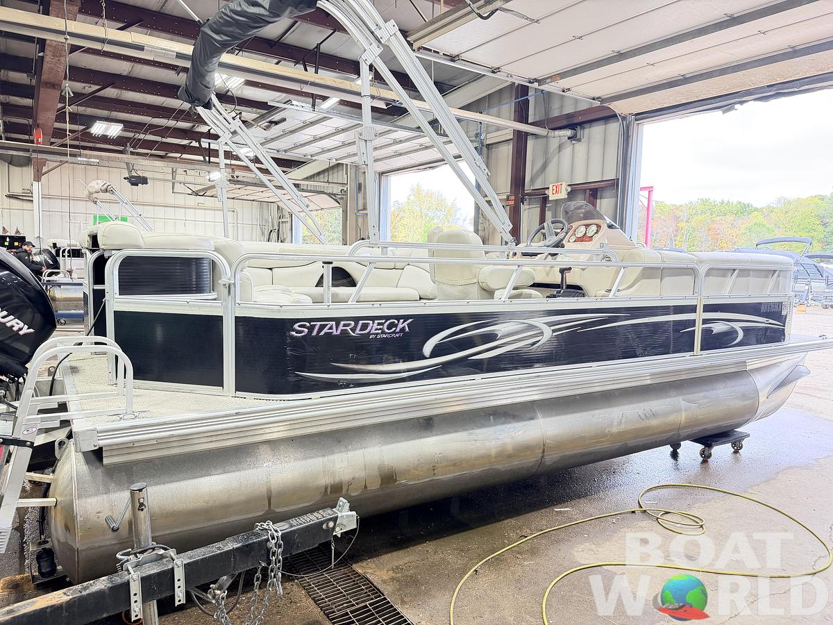 Used 2010 Starcraft StarDeck 8522 & 50HP Mercury 4Stroke -$14,995