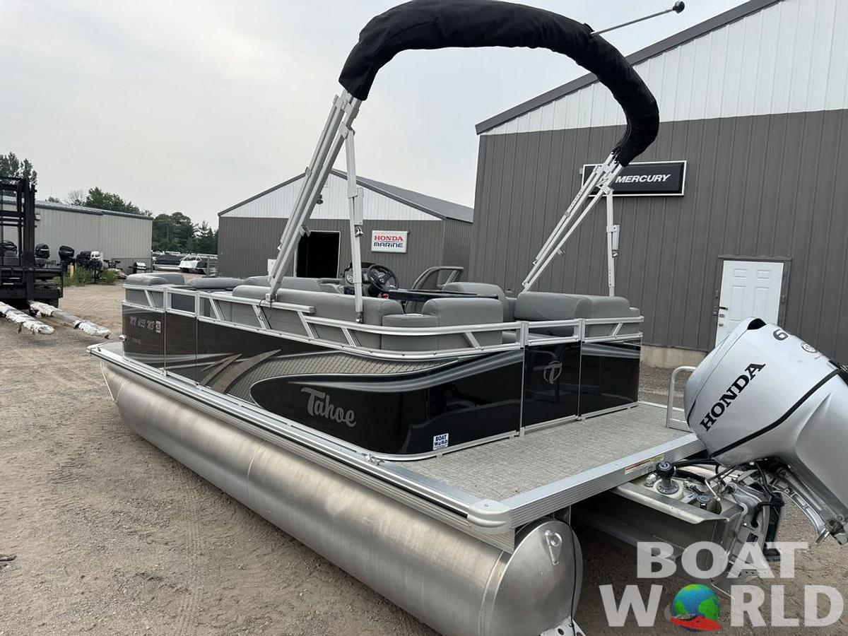 Used 2021 Tahoe Pontoons SLT 18' Quad Lounge & Honda 60HP 4-Stroke EFI