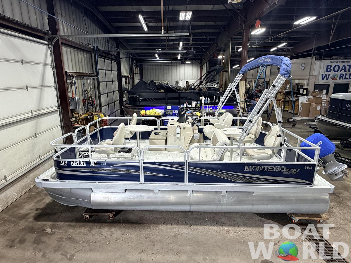 Used 2017 Montego Bay 8518 4-PT & 40HP Honda 4Stroke -$18,995