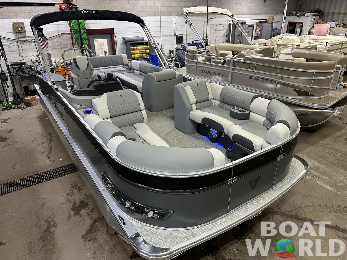 2025 Tahoe Pontoons Cascade 2385 Cruise Rear Bench (CRB) Tritoon & Honda 4-Stroke EFI