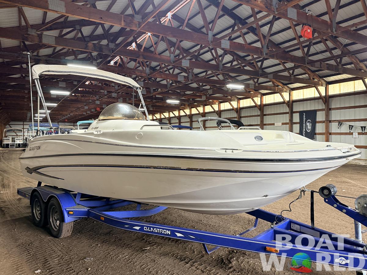 Used 2003 Glastron DX215 Deck Boat & 220HP 5.0L Volvo/Penta with Tandem Axle Trailer -$9,995