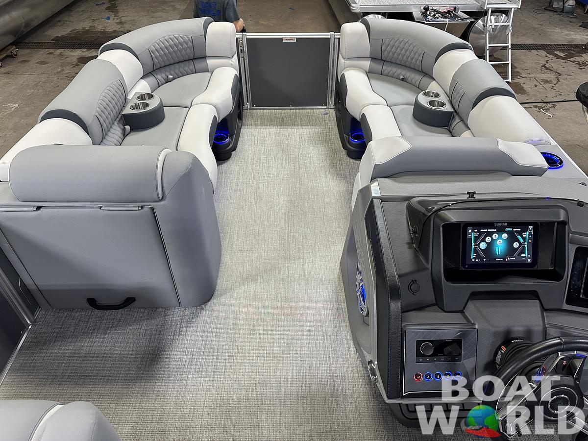 2025 Tahoe Pontoons Cascade 2385 Cruise Rear Bench (CRB) Tritoon & Honda 4-Stroke EFI