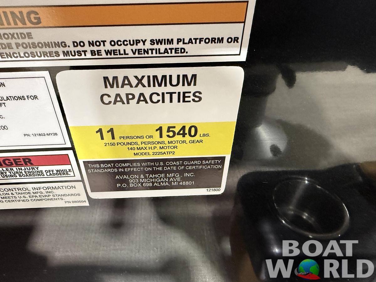 2026 Tahoe Pontoons Sport 23E80 Fish & Cruise Pontoon