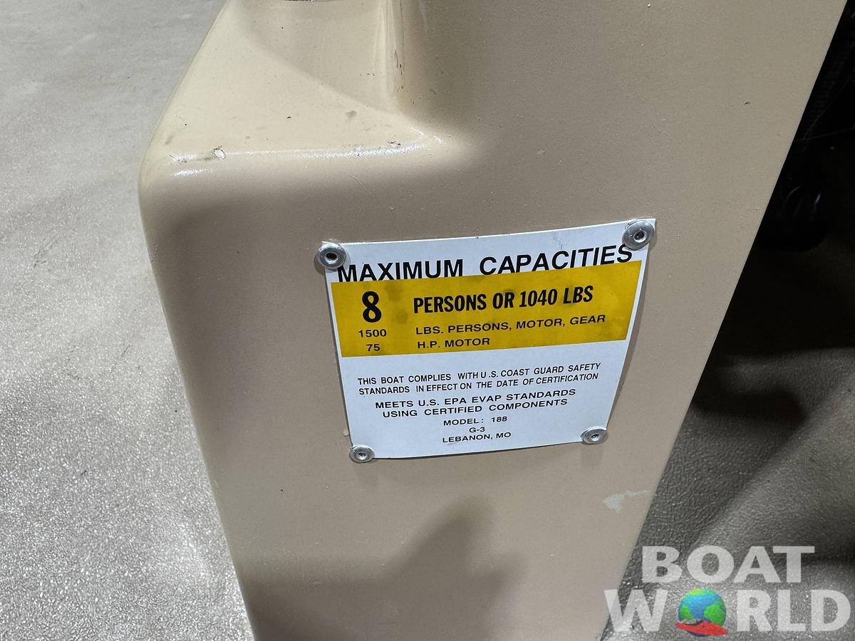 Used 2012 G3 SunCatcher LV 188 Fish Pontoon