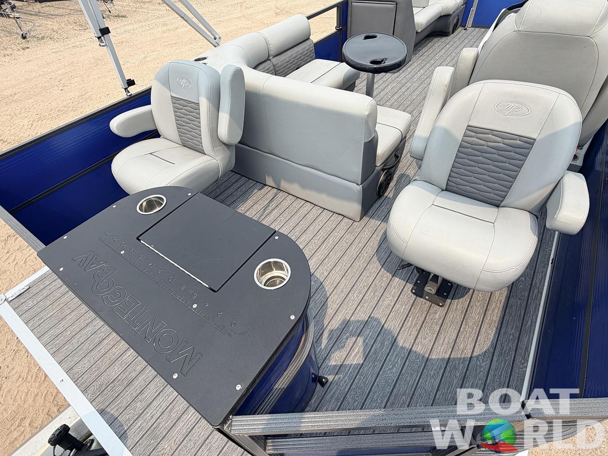 Used 2021 Montego Bay 8522 Fish & Cruise Deluxe Pontoon & 90HP Honda 4Stroke -$29,995