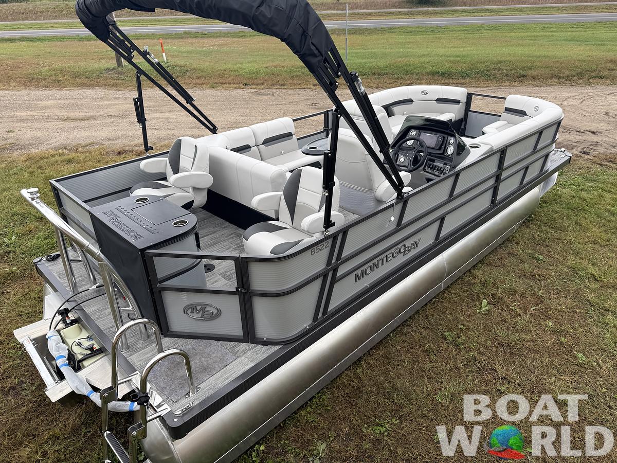 2025 Montego Bay 8522 Fish & Cruise Tritoon & Honda 150HP 4-Stroke EFI