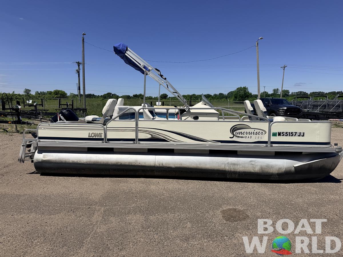 Used 2001 Lowe SunCruiser Trinidad 204 & 50HP Mercury 4Stroke -$11,995