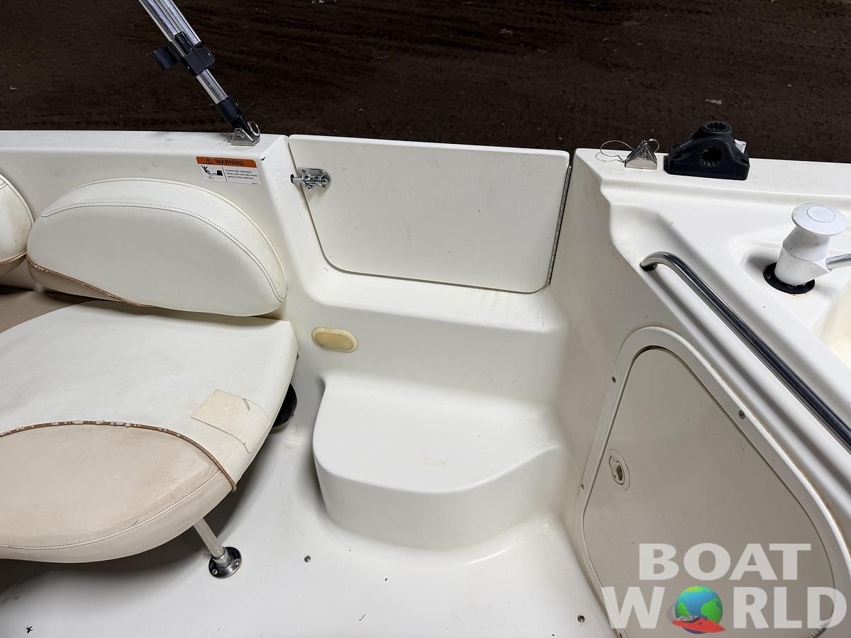 Used 2003 Glastron DX215 Deck Boat & 220HP 5.0L Volvo/Penta with Tandem Axle Trailer -$9,995