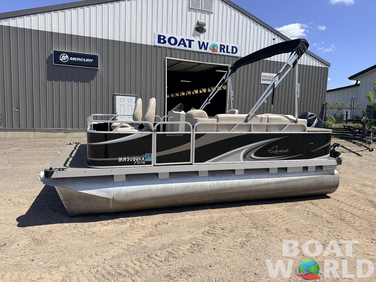 Used 2013 Qwest 7516 Adventure & 40HP Mercury 4Stroke - $16,995