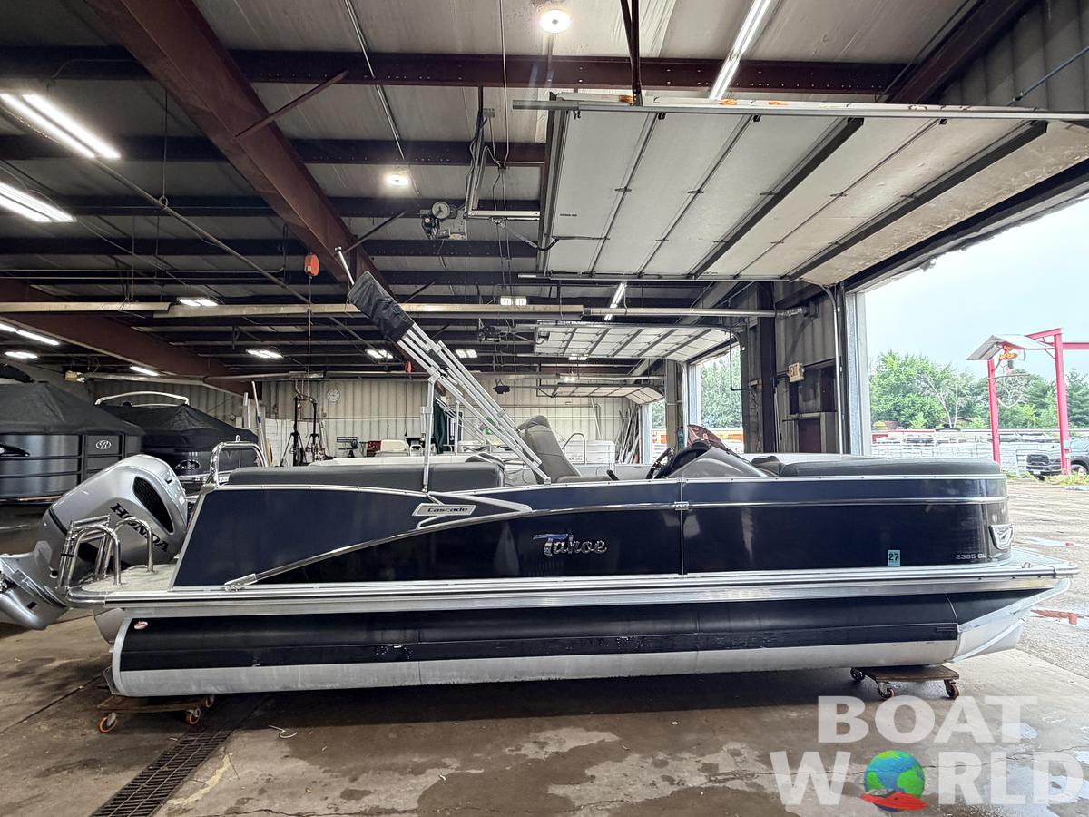 Used 2022 Tahoe Pontoons Cascade 2385 Quad Lounge Tritoon & 200HP Honda 4Stroke -$49,995