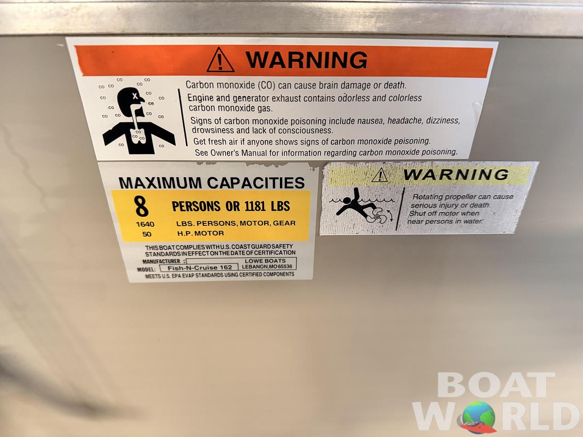 Used 2016 Lowe 162 Fish & Cruise Pontoon