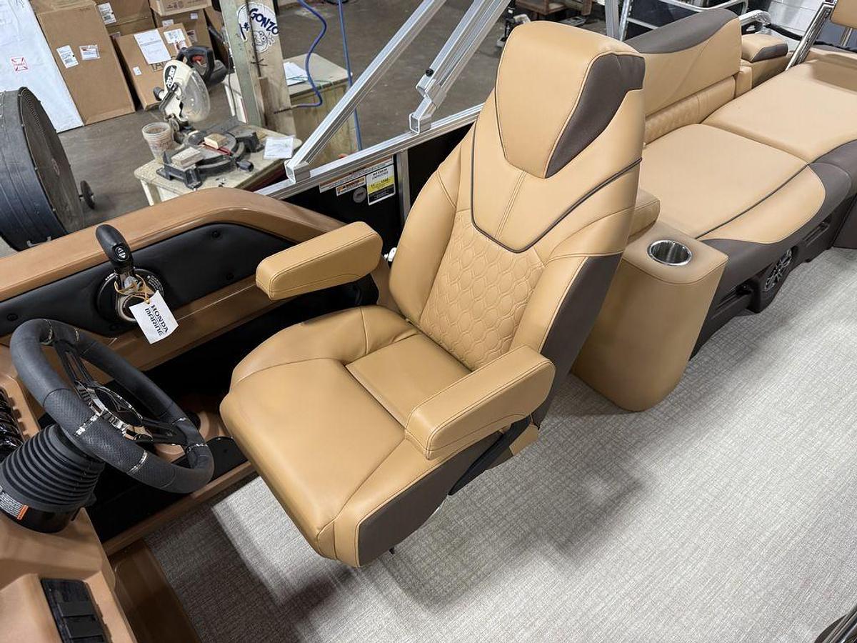 2025 Tahoe Pontoons LTZ 2385 Quad Lounge Shift Flip & Honda 4-Stroke EFI