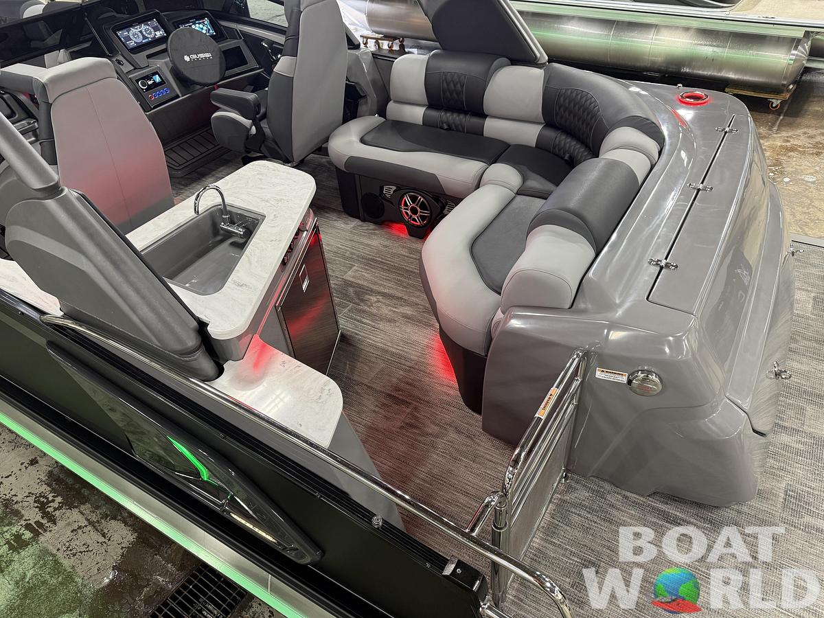 2026 Tahoe Pontoons Grand Tahoe 2585 Elite Windshield Tritoon & Mercury 400HP V10