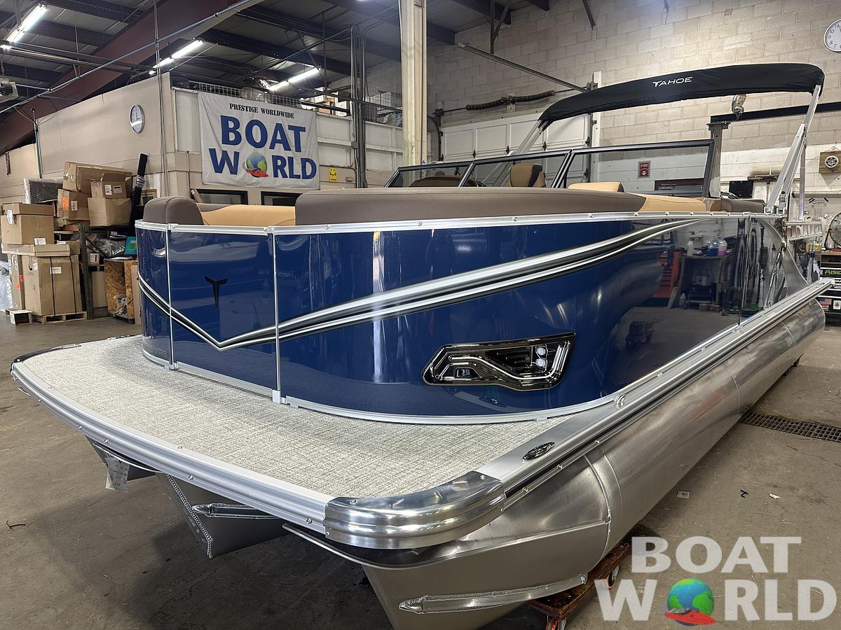 2025 Tahoe Pontoons LTZ 2385 Swingback (VRB) Windshield Tritoon & Honda 4-Stroke EFI
