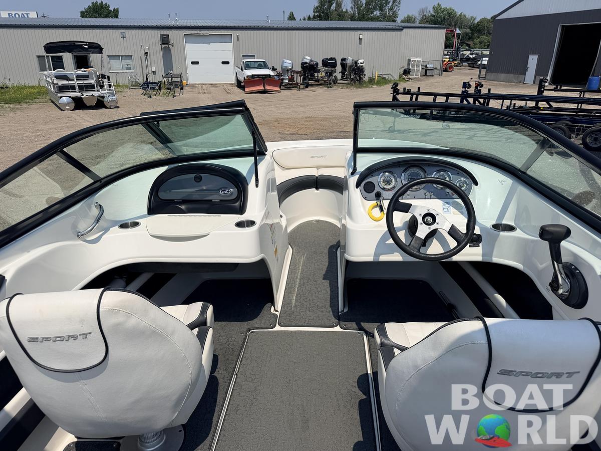 Used 2012 Sea Ray 205 Sport & 220HP 4.3L Mercruiser MPI with Tandem Axle Trailer -$15,995