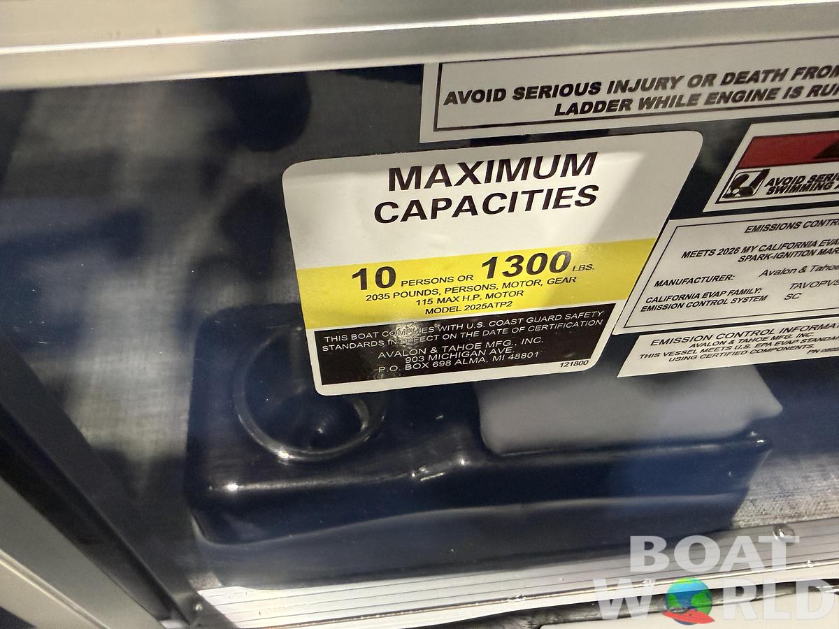 2026 Tahoe Pontoons Sport 2180 Quad Lounge 