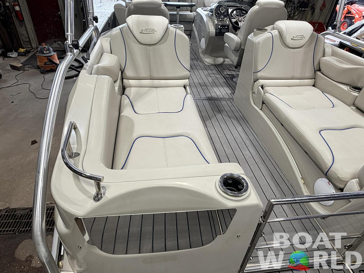 Used 2017 Sylvan S3 Rear Lounge with Sport Tower & 150HP Yamaha SHO VMAX - $39,995