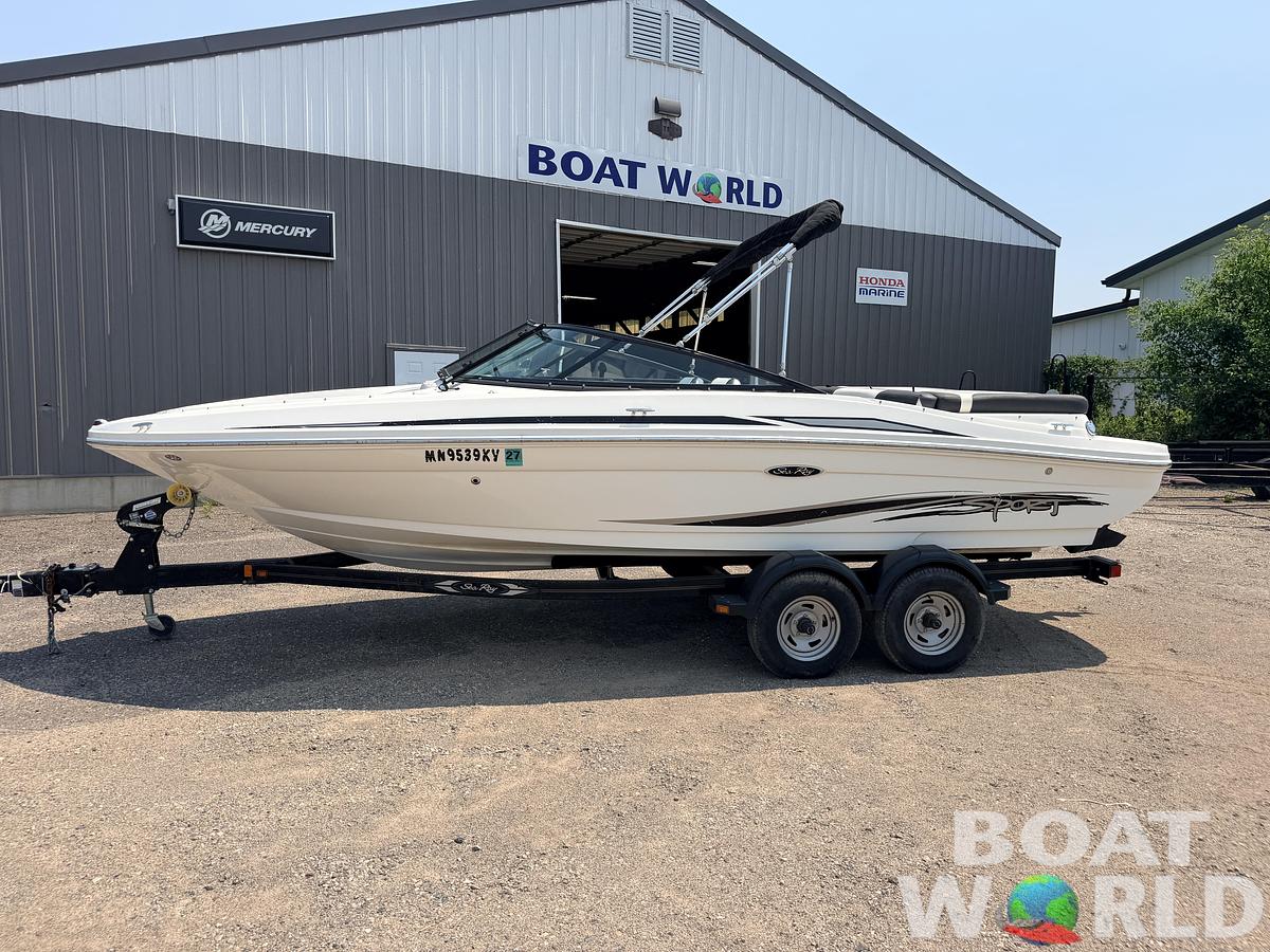 Used 2012 Sea Ray 205 Sport & 220HP 4.3L Mercruiser MPI with Tandem Axle Trailer -$15,995