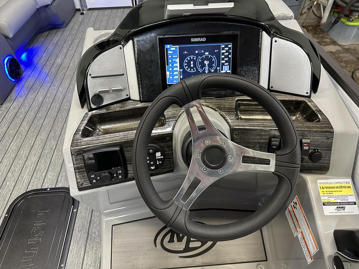 2023 Montego Bay TT8524 Quad Lounge 225HP Honda Tritoon Pontoon