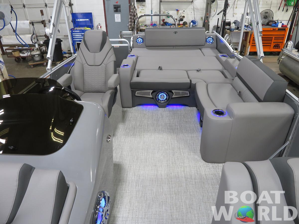 2024 Tahoe Pontoons Cascade 2385 VRL Swingback & Honda 140HP 4-Stroke EFI