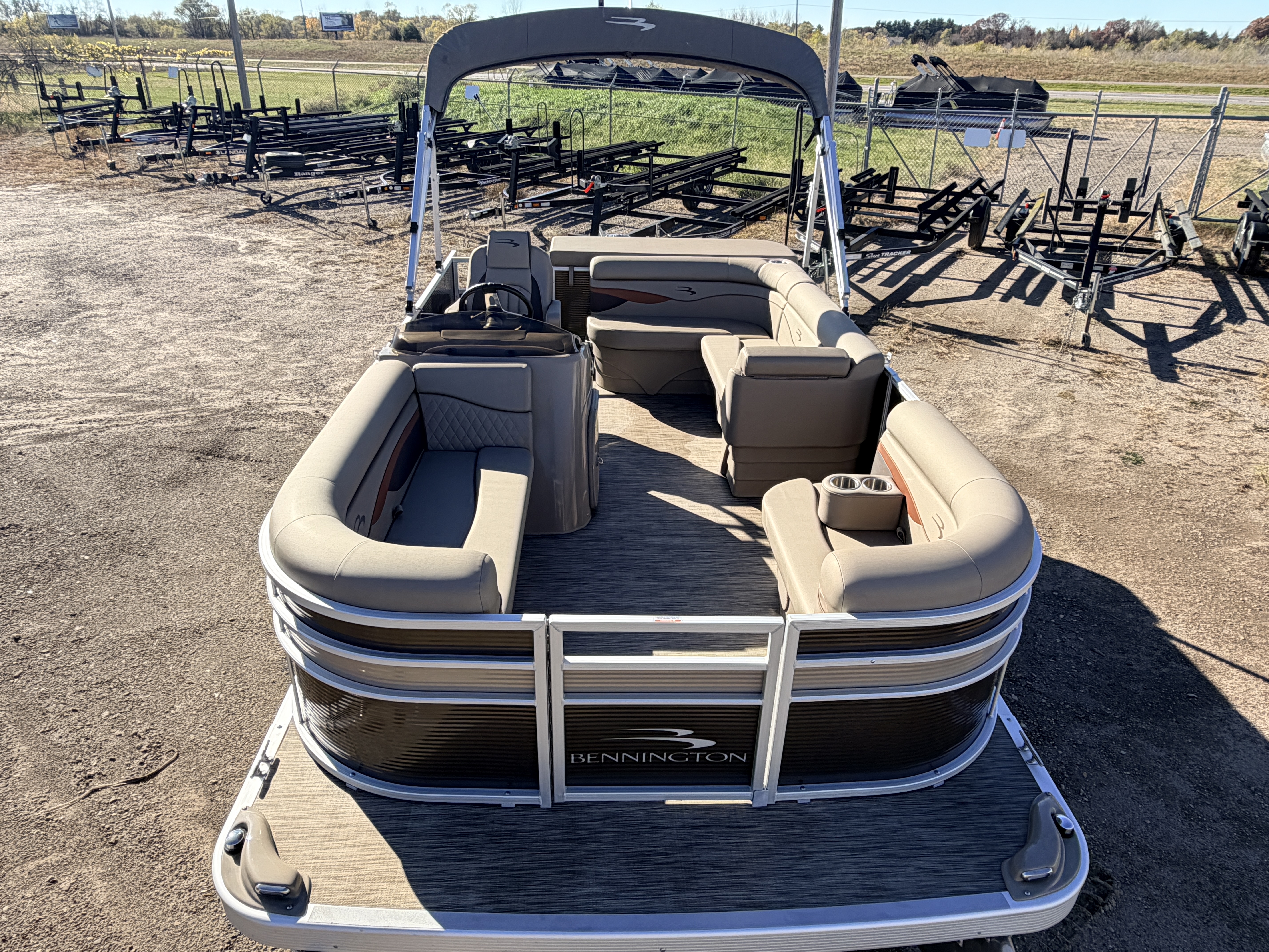 Used 2021 Bennington 188 SL & 50HP Yamaha 4Stroke -$24,995