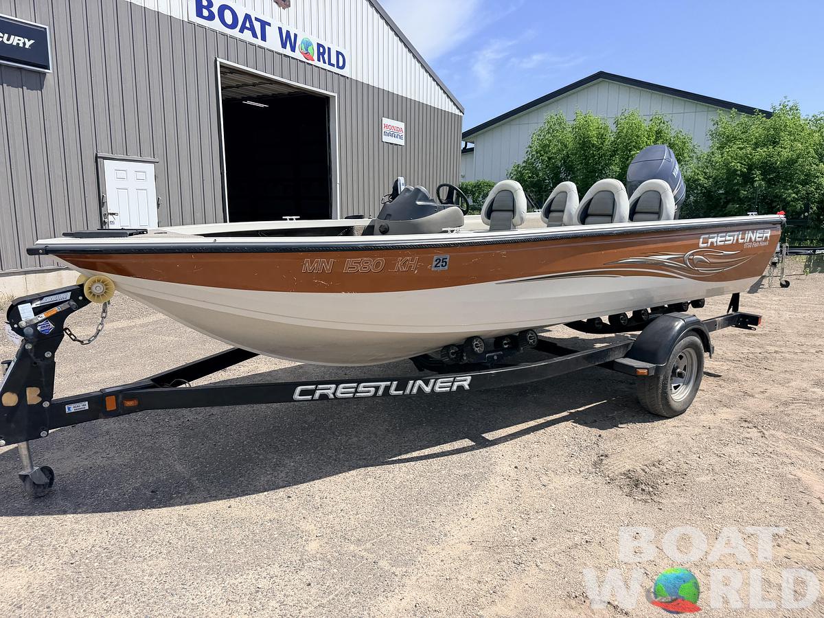 Used 2008 Crestliner 1750 Fish Hawk & 90HP Yamaha 4Stroke - $12,995