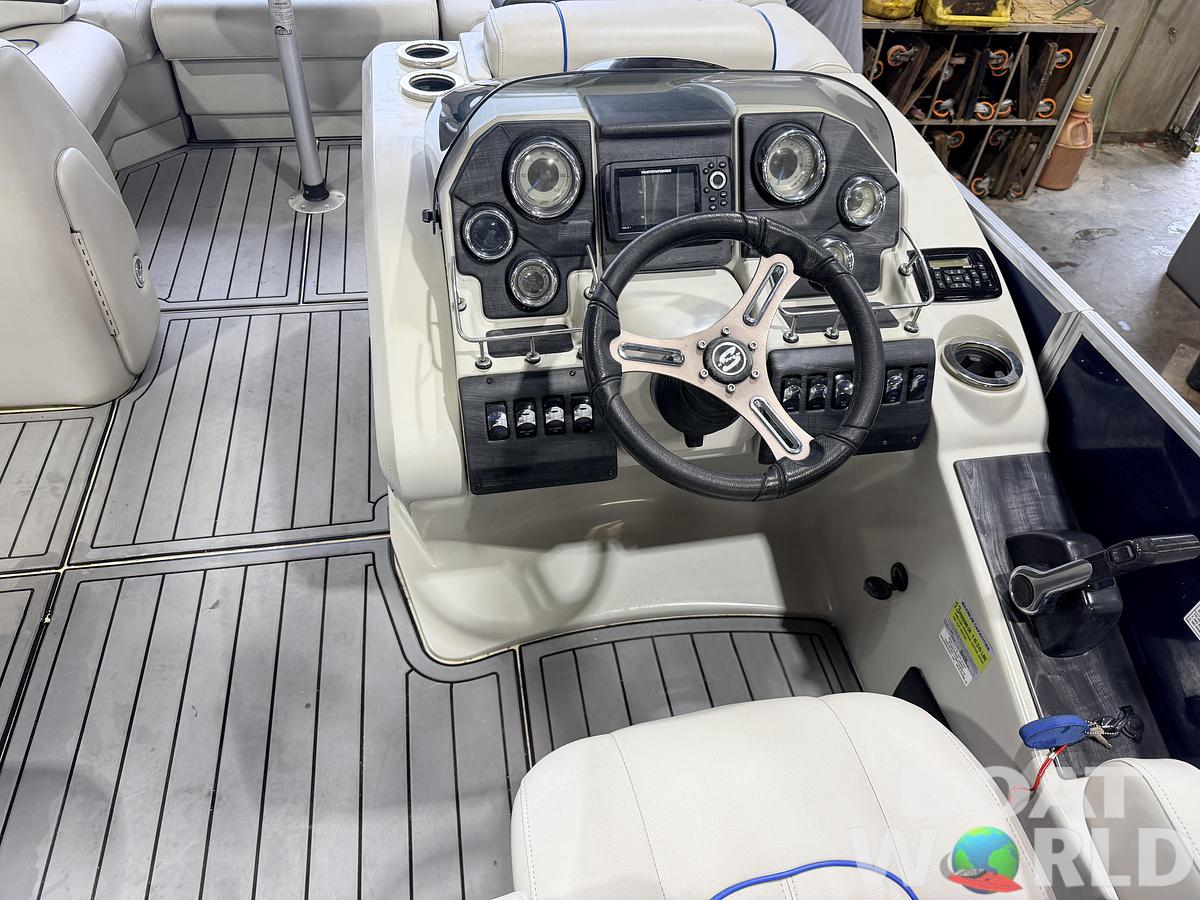 Used 2017 Sylvan S3 Rear Lounge with Sport Tower & 150HP Yamaha SHO VMAX - $39,995