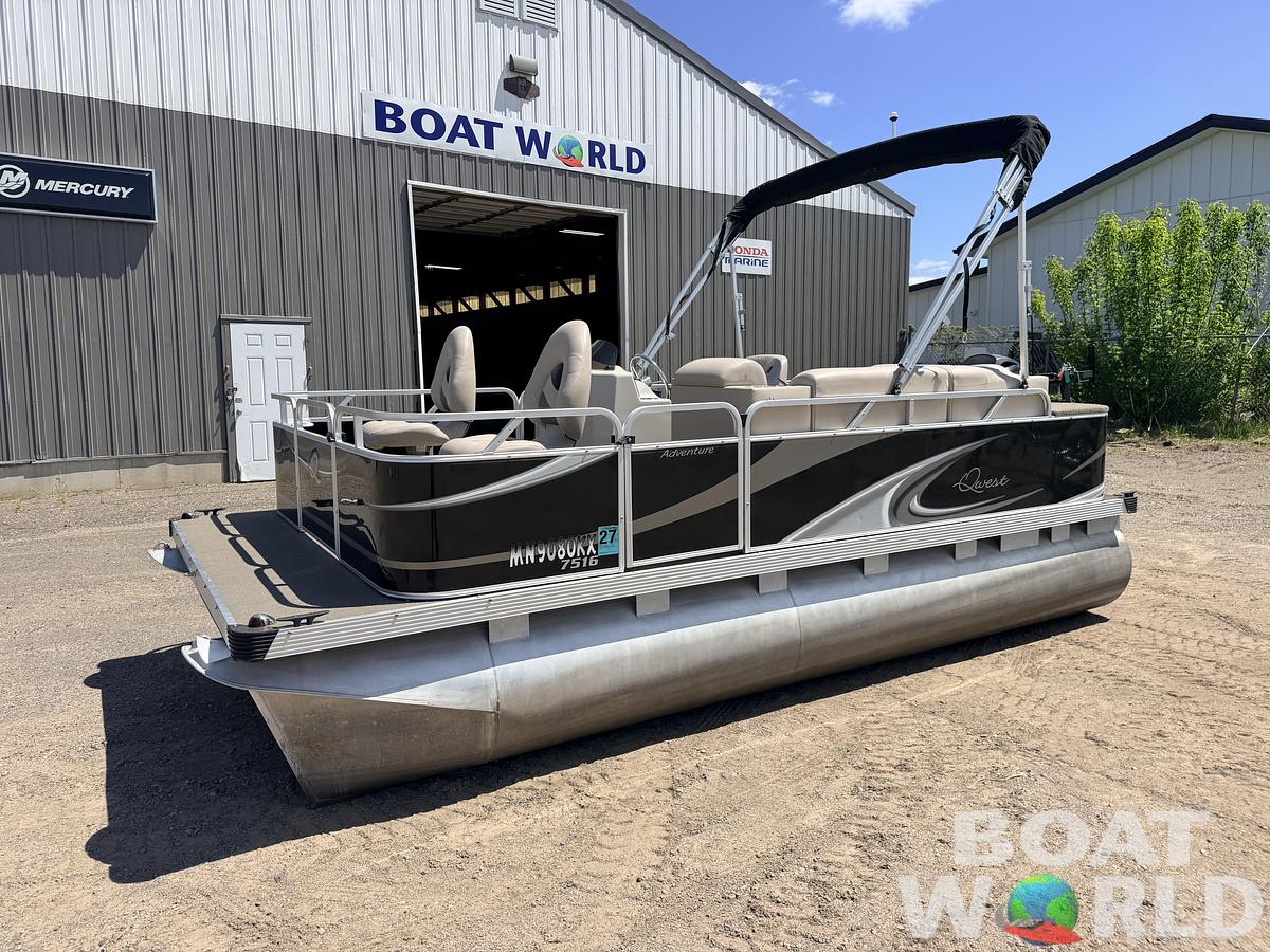 Used 2013 Qwest 7516 Adventure & 40HP Mercury 4Stroke - $16,995