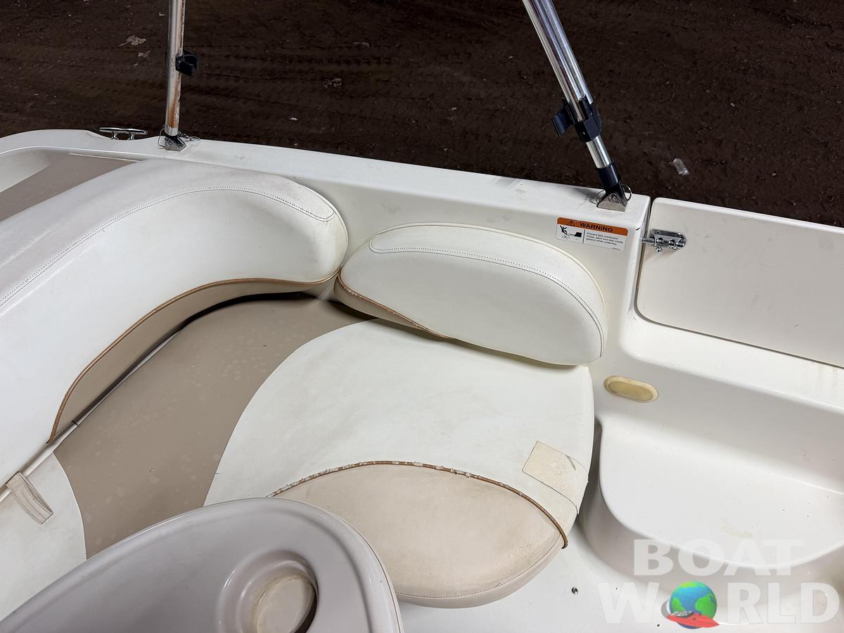 Used 2003 Glastron DX215 Deck Boat & 220HP 5.0L Volvo/Penta with Tandem Axle Trailer -$9,995