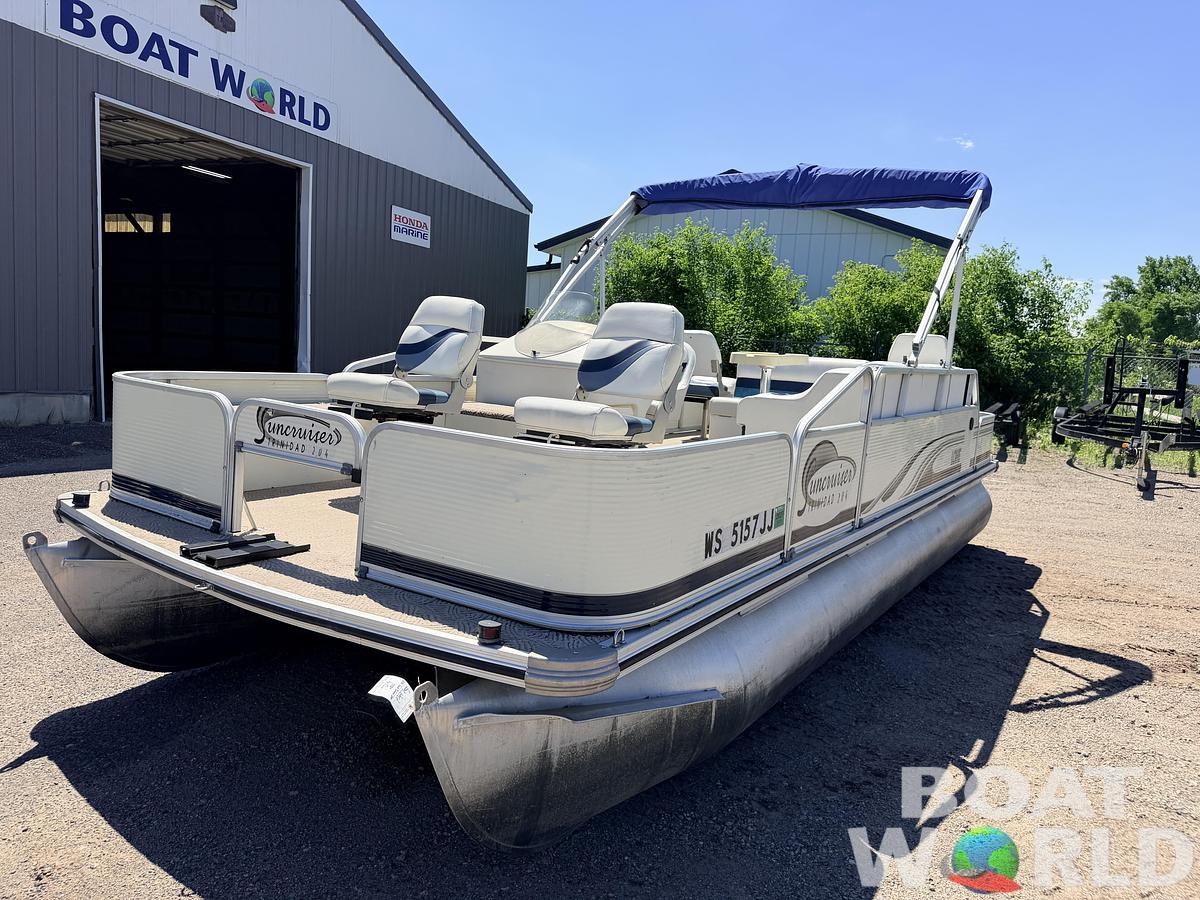 Used 2001 Lowe SunCruiser Trinidad 204 & 50HP Mercury 4Stroke -$11,995