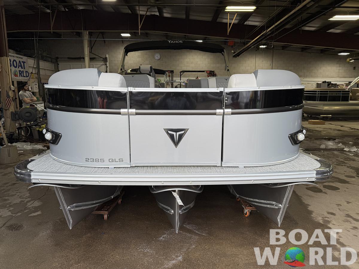 2025 Tahoe Pontoons Cascade 2385 Quad Lounge Shift Flip Tritoon & Honda 4-Stroke EFI