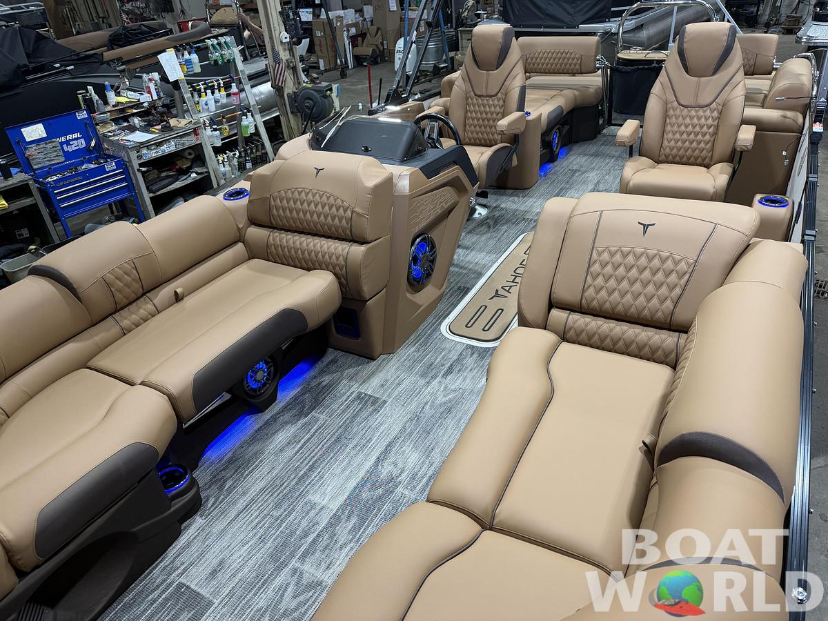 2026 Tahoe Cascade 2385 Quad Lounge Shift SS Tritoon $73995