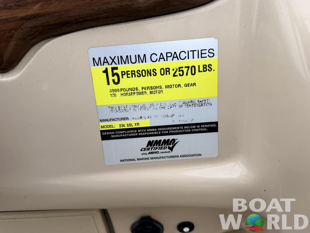 Used 2006 Harris 230 & 2025 115HP Mercury Pro XS 4Stroke -$18,995