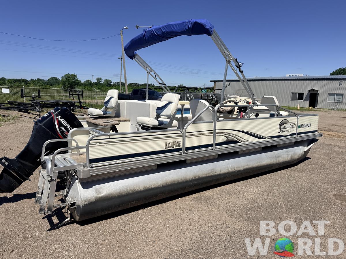 Used 2001 Lowe SunCruiser Trinidad 204 & 50HP Mercury 4Stroke -$11,995