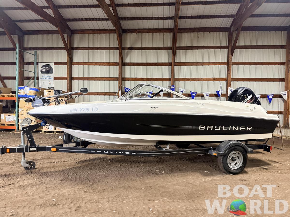 Used 2013 Bayliner 170 Fish & Ski with Single Axle Trailer & 115HP Mercury 4Stroke - $12,995