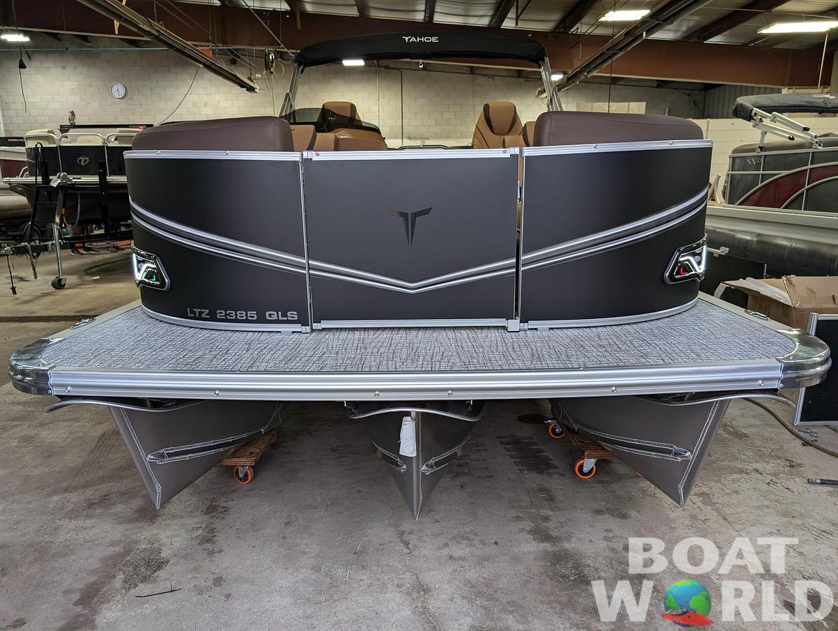 2025 Tahoe Pontoons LTZ 2385 Quad Lounge Shift Flip Tritoon & Honda 4-Stroke EFI