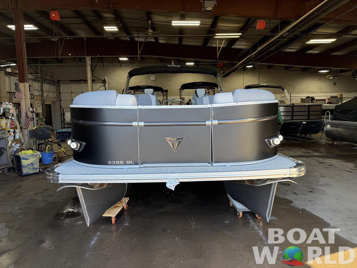 2025 Tahoe Pontoons Cascade 2385 Quad Lounge Tritoon & Honda 4-Stroke EFI