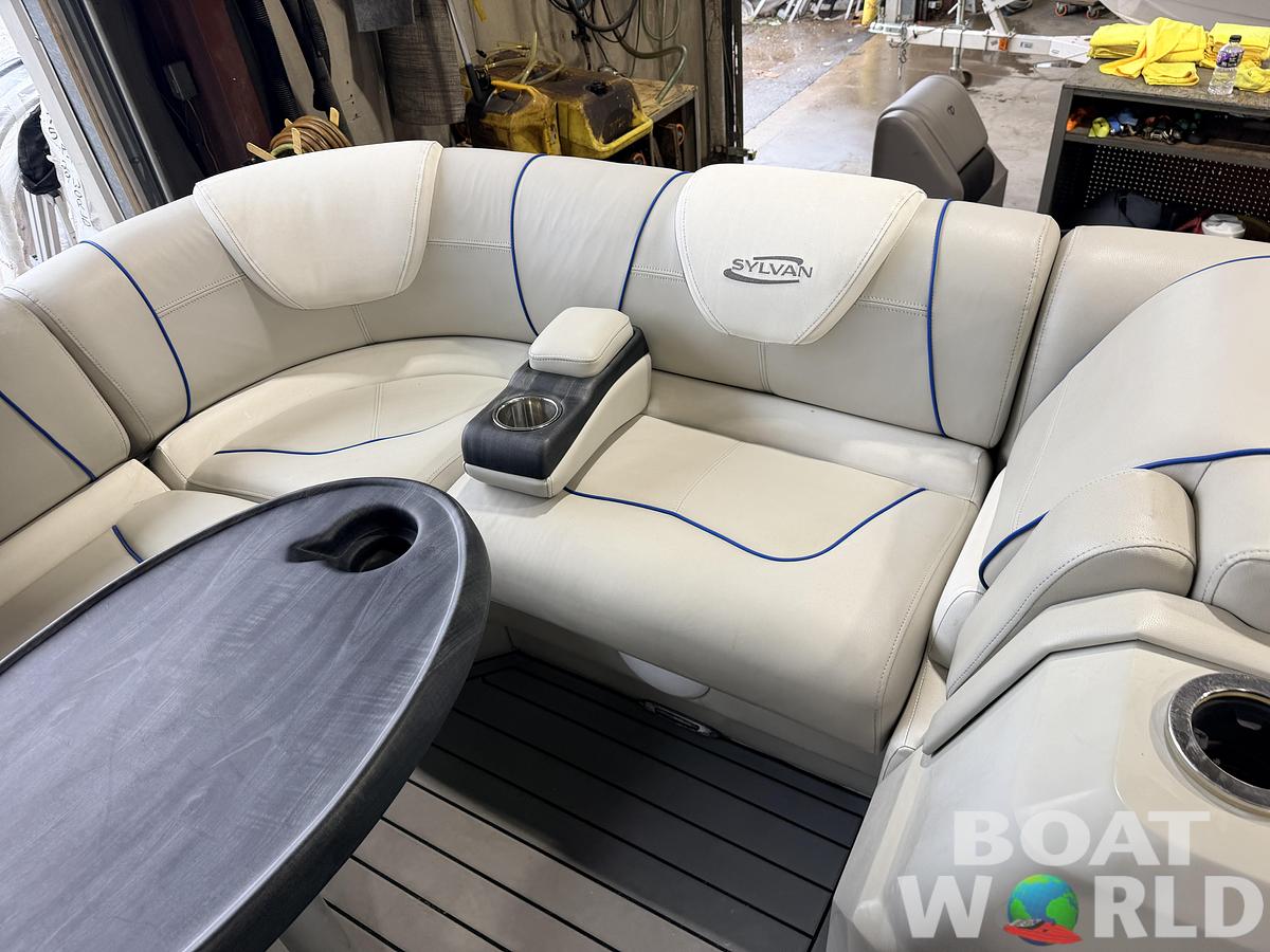 Used 2017 Sylvan S3 Rear Lounge with Sport Tower & 150HP Yamaha SHO VMAX - $39,995