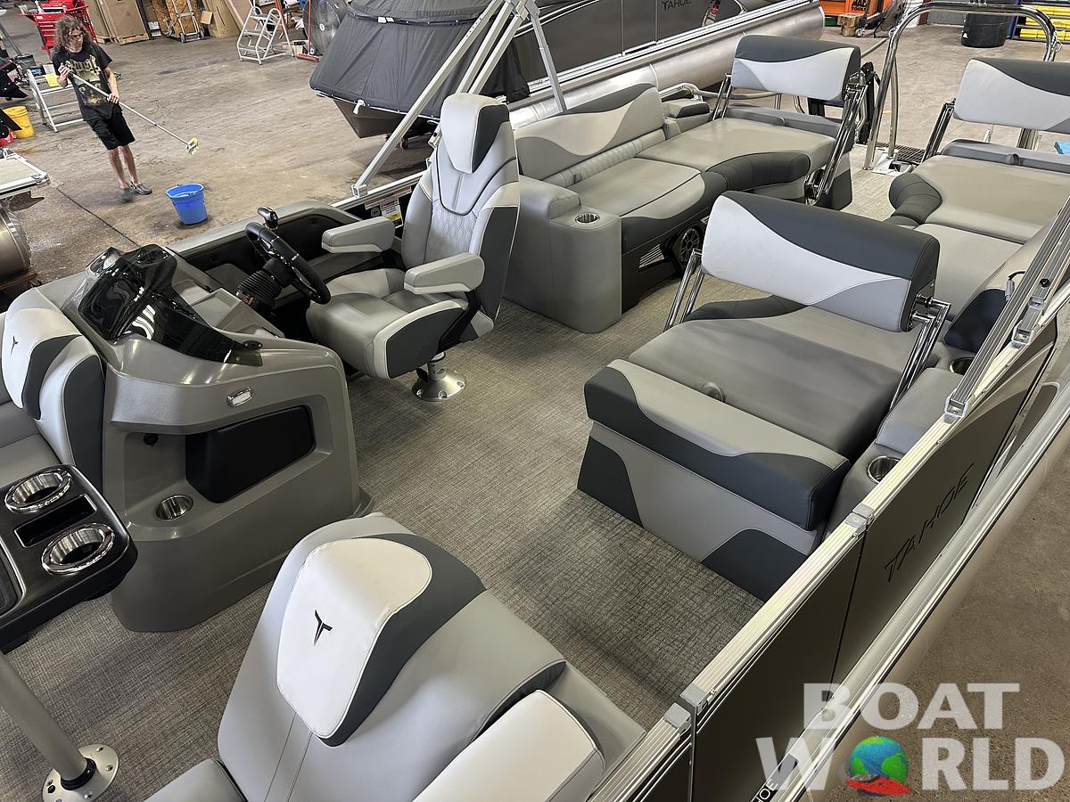 2025 Tahoe Pontoons LTZ 2385 Quad Lounge Shift Flip & Honda 4-Stroke EFI