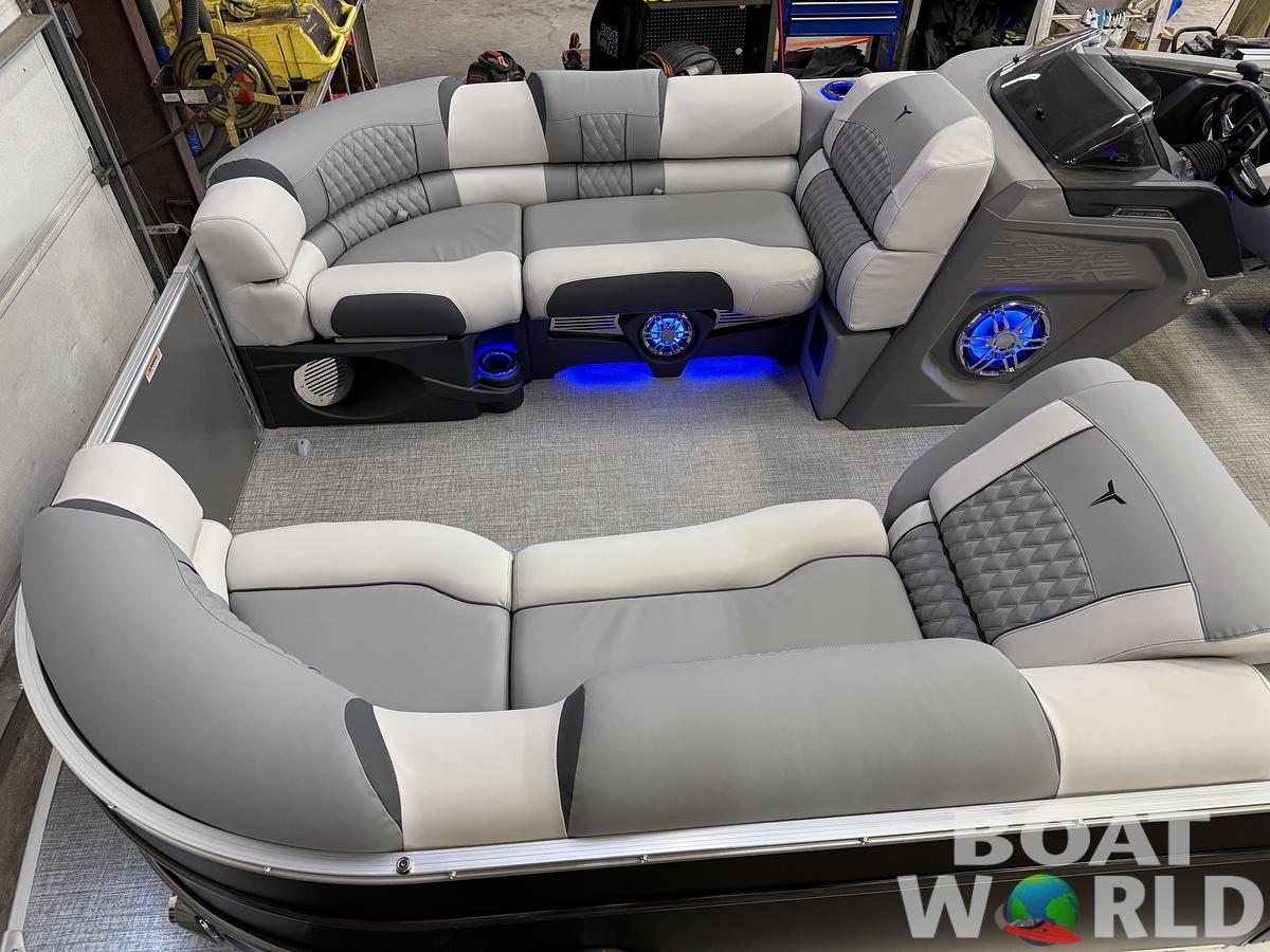 2025 Tahoe Pontoons Cascade 2385 Quad Lounge Tritoon & Honda 4-Stroke EFI