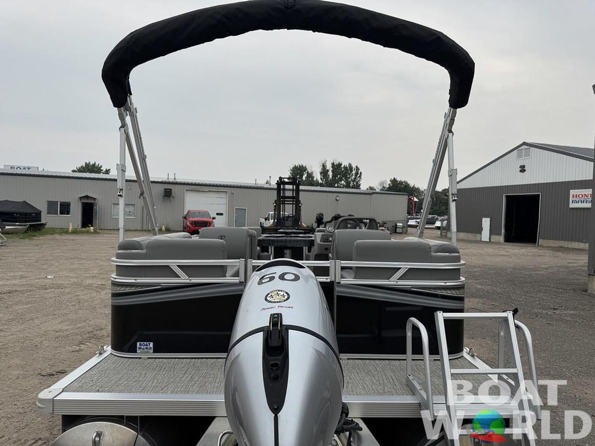 Used 2021 Tahoe Pontoons SLT 18' Quad Lounge & Honda 60HP 4-Stroke EFI