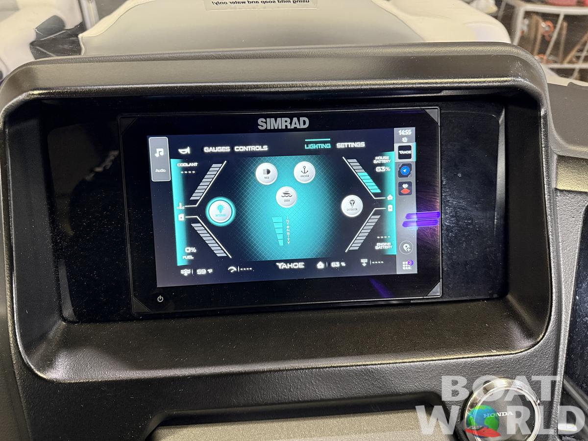 2025 Tahoe Pontoons Cascade 2385 Quad Lounge Tritoon & Honda 4-Stroke EFI