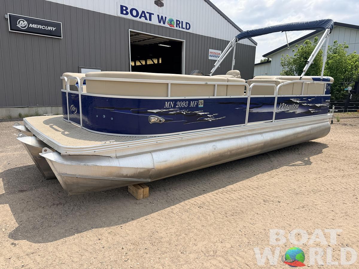 Used 2013 Manitou 220 Xplode VP Tritoon & 150HP Yamaha 4Stroke -$29,995