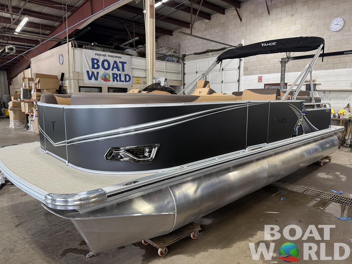 2025 Tahoe Pontoons LTZ 2385 Quad Lounge Shift Flip & Honda 4-Stroke EFI