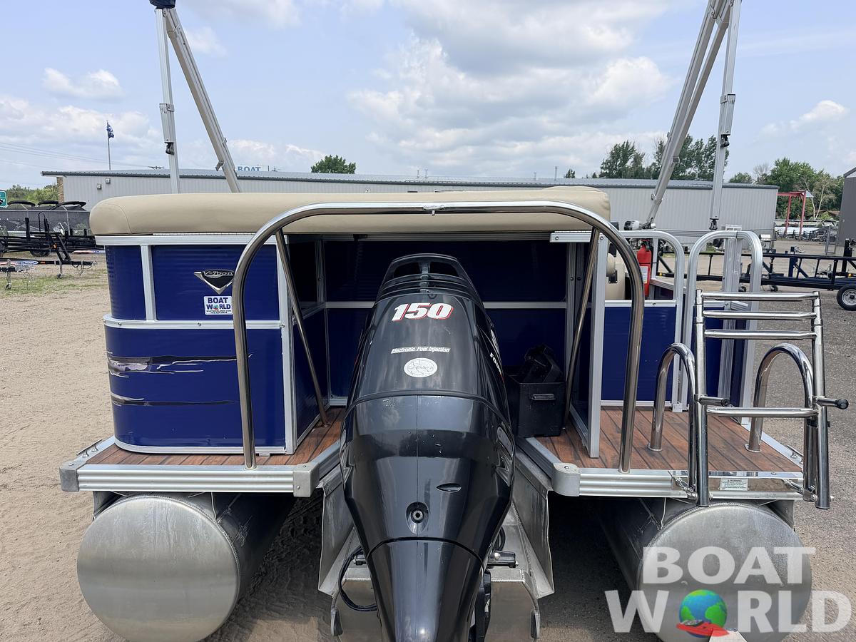Used 2013 Manitou 220 Xplode VP Tritoon & 150HP Yamaha 4Stroke -$29,995