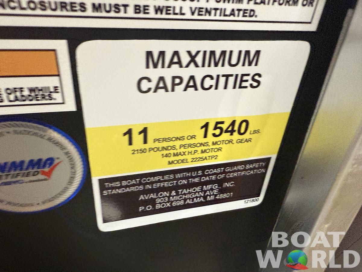 2025 Tahoe Pontoons LTZ 2385 Quad Lounge Shift Flip & Honda 4-Stroke EFI