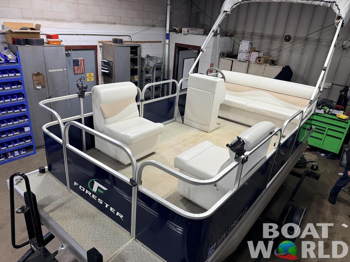 Used 2019 Forester 14' Fish n Fun Pontoon - $10,995