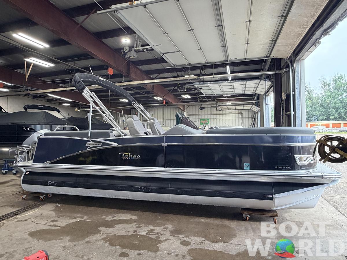 Used 2022 Tahoe Pontoons Cascade 2385 Quad Lounge Tritoon & 200HP Honda 4Stroke -$49,995